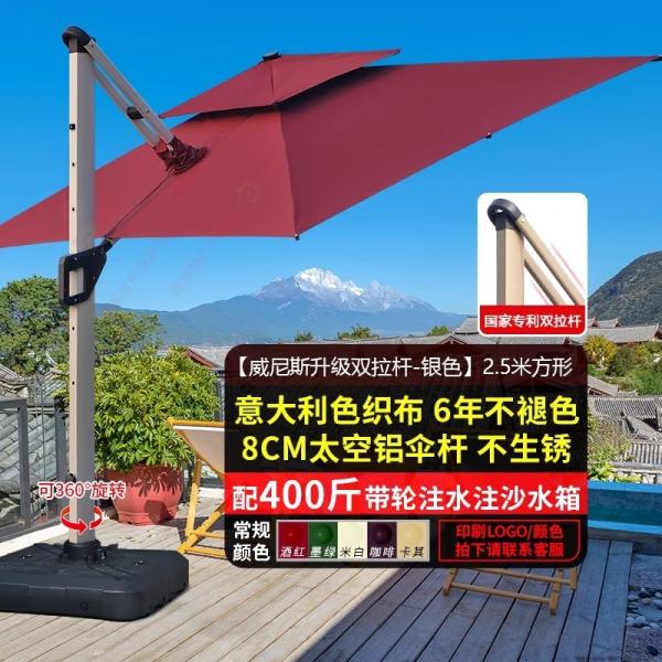 Outdoor Patio Umbrella Large Garden Sunshade For Terrace Balcony Courtyard And Open Spaces Roman Style