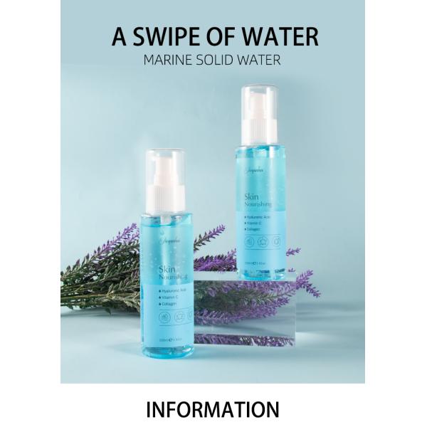 Морская вода разводя брызги водой тонера тумана стороны лицевого тонера освежая