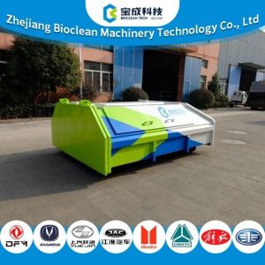OEM 3T 3000KG  Rubbish Recycling  Waste Stainless Steel Garbage Container Trash Bin