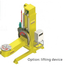 HBE Series L-Type Welding Positioner with Optional Vertical Lifting, Heavy-Duty Clamping, and Stepless VFD Rotation