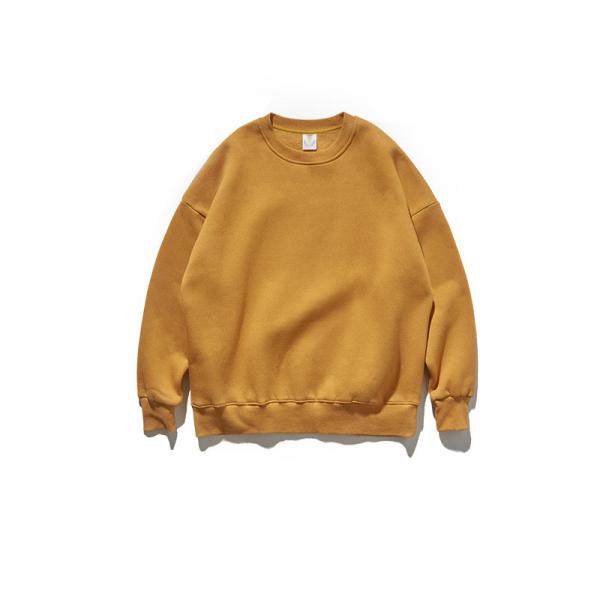 Embossed Crewneck Sweatshirt Mens Mens Blank Oversized Sweatshirts Dropped Shoulder