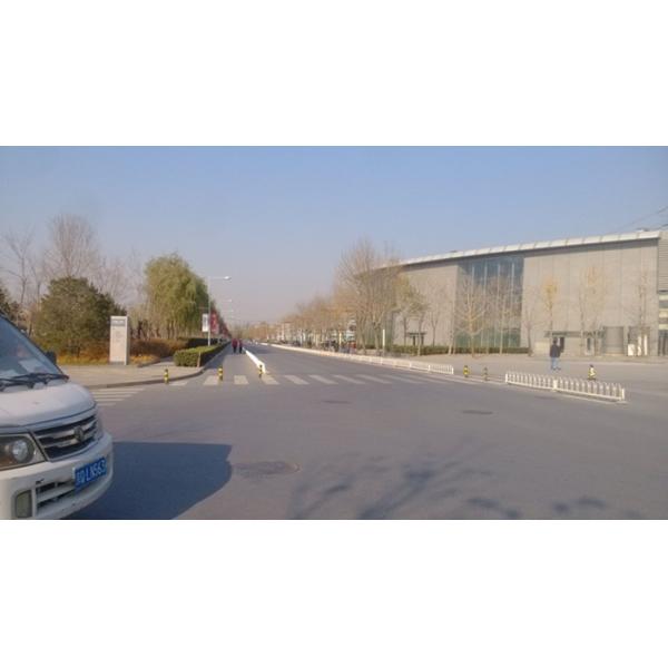 Square Outdoor LED Pole Light 120W , Warm White Street Light Aluminum Housing
