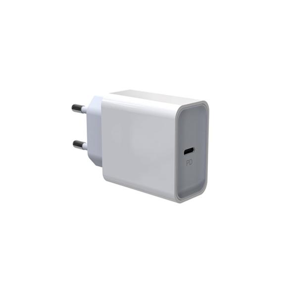 1 Port 18W PD Wall Charger , Portable Travel Adapter 48g For Digital Devices