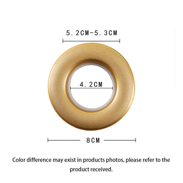Decorative Plastic Curtain Eyelet Rings With 40mm 50mm Diameter