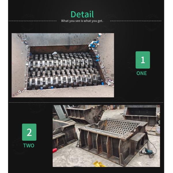 Car Metal Frame Shredding Equipment Dual-Shaft Shredder Machine In USA For Scrap Metal Recycling Plant
