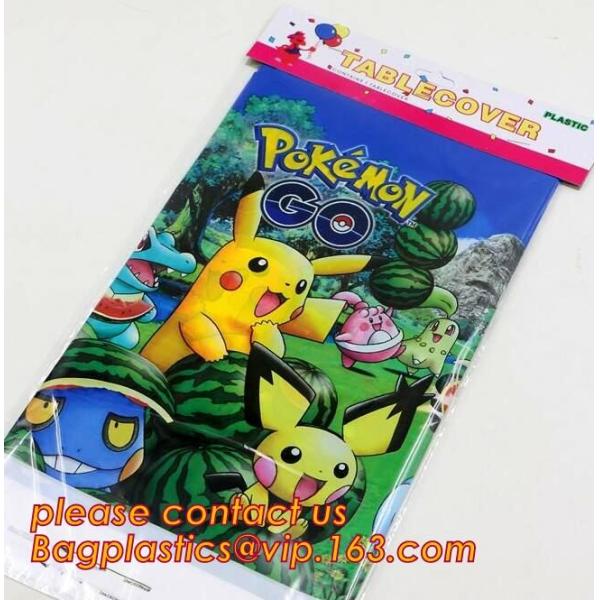 Поставки tablecover партии детей мультфильма скатерти дня рождения с днем рождения пластиковые, рождение ZLDECOR прекрасное 108cm устранимое