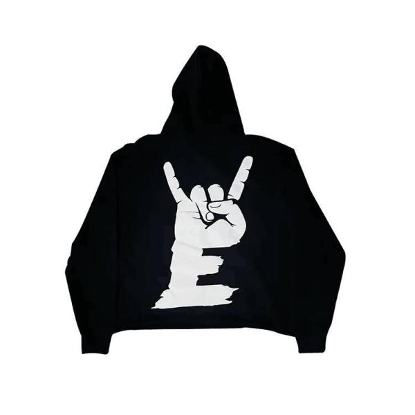                  Wholesale Custom Full 3D Puff Print Casual Raw Hem Hooded Pullover Embroidery Logo Cut Edge Hoodie             