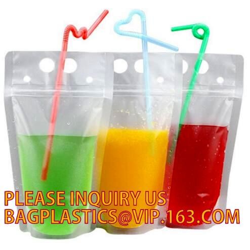 Custom Reusable Juice Food Packaging Plastic Bag Alcohol Drink Wine Spout Pouch Bag,liquid spout pouch/wine drink juice