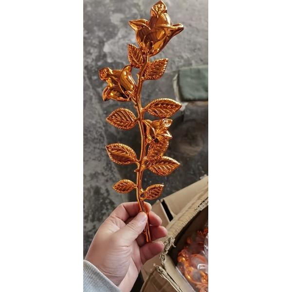 ABS Rose Coffin Ornaments Mould Injected Coffin Fittings For Adult Coffin Lid
