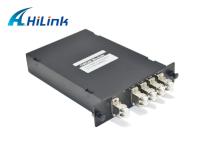 1x4 CH CWDM Mux ótico estojo compacto alto do isolamento fibra frente e verso/única de Demux projetado