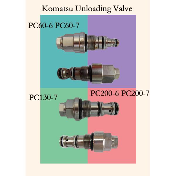 PC60-6/7 PC130-7 PC200-6/7 que descarga la válvula de descarga principal de la válvula de descarga