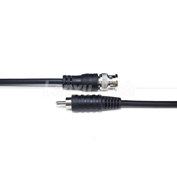 BNC Male to RCA Male AV Extension Cable for CCTV Camera