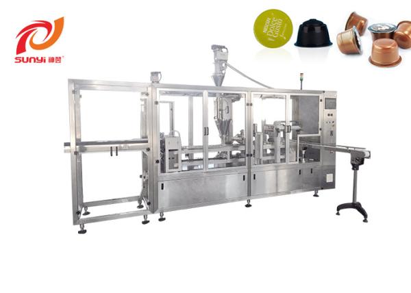 Two Straight Ways of Dolce Gusto Coffee Capsule Filling Sealing Machine