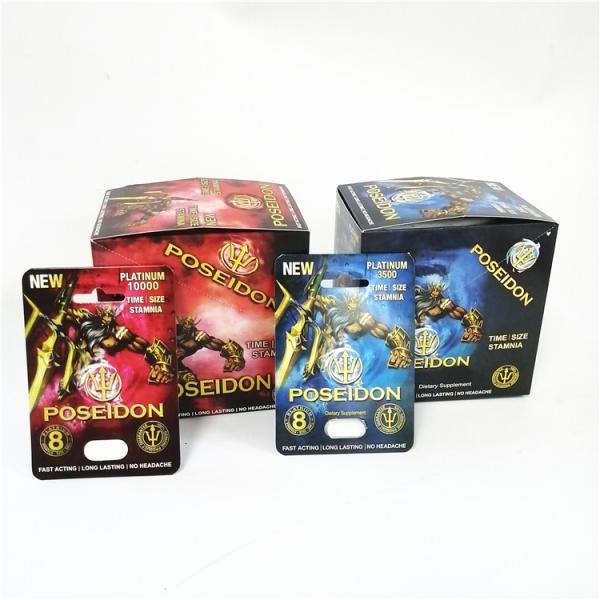 Розовая карта коробки бумаги Pussycat выбивая горячие штемпелюя карты коробок дисплея сексуального волдыря повышения упаковывая