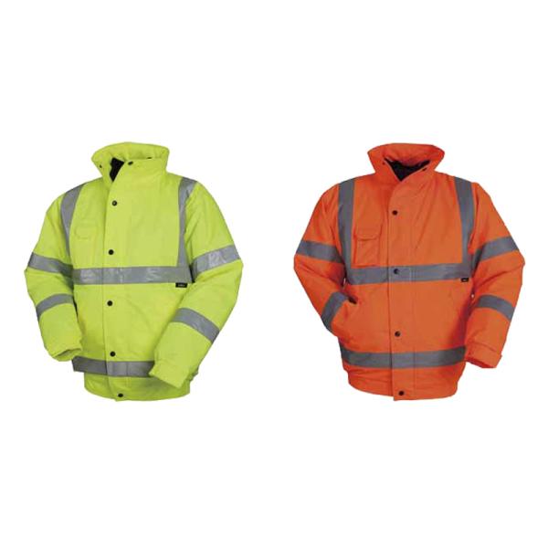 бомбардировщик конструкции куртки 5xl En471 Breathable дневной отражательный делает Hi Vis водостойким 2 в 1