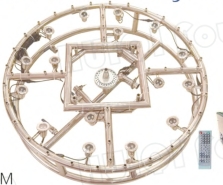Проект фонтана круглого стиля крытый 1м небольшой музыкальный