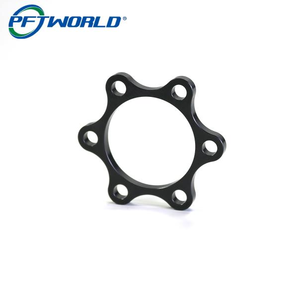 Bicycle Black CNC Machined Aluminum Parts OEM Service Fabrication