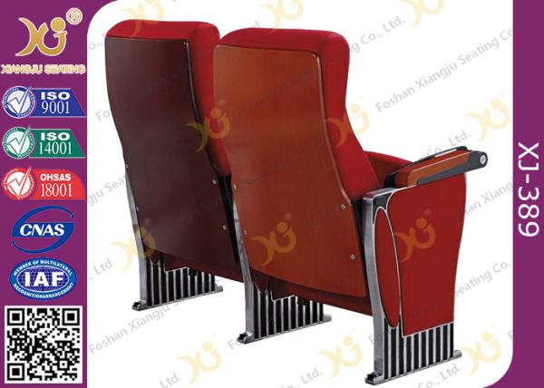 Anti Stained PU Molded Foam Auditorium Furniture Foldable Audience Seating Chairs