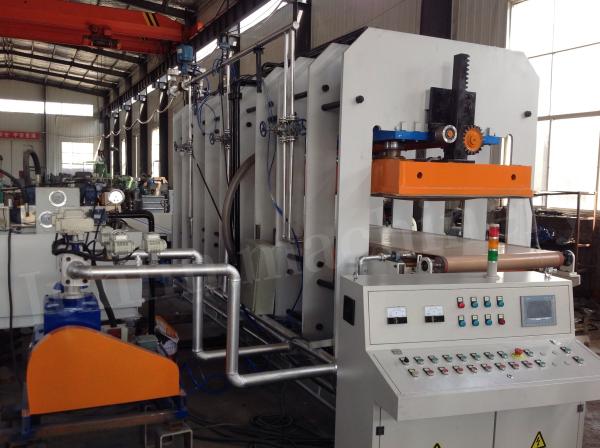 Machine de presse de vulcanisation hydraulique 1200×1200 personnalisable pour plaque de caoutchouc