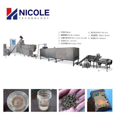 Les poissons de flottement alimentent le granule faisant à machine le type automatique d'extrusion