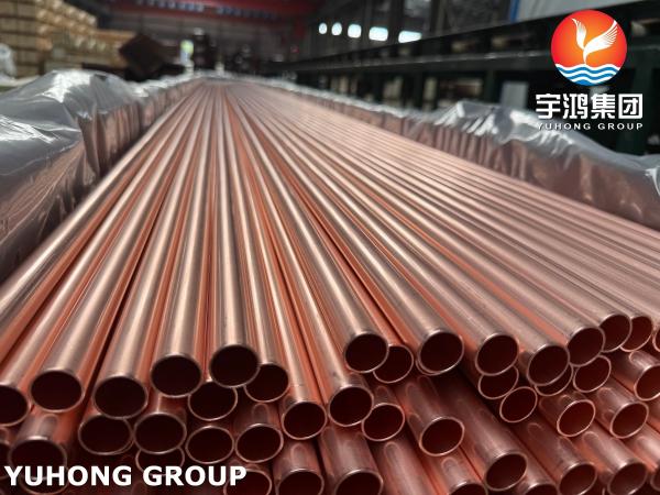 ASTM B111 C12200 Copper Tube for Condenser Heat Exchanger
