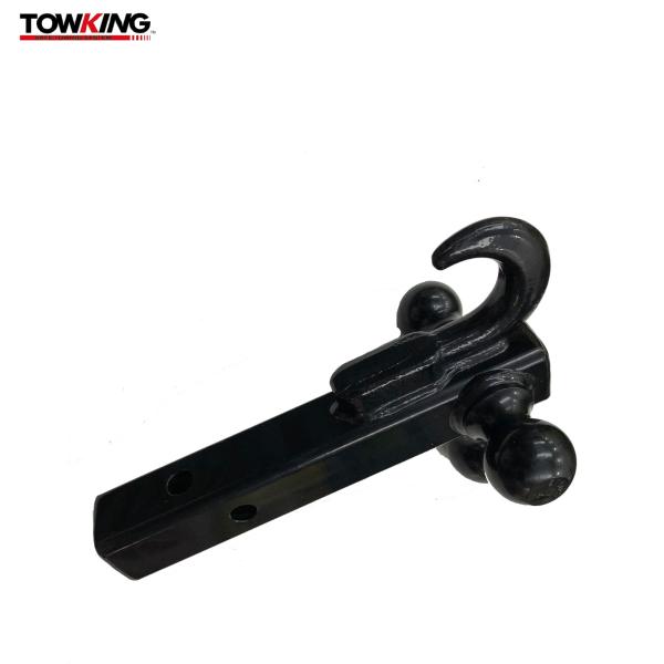 Welded Steel 5000lbs 1inch Trailer Hitch Mounts 3 Ball Hitch