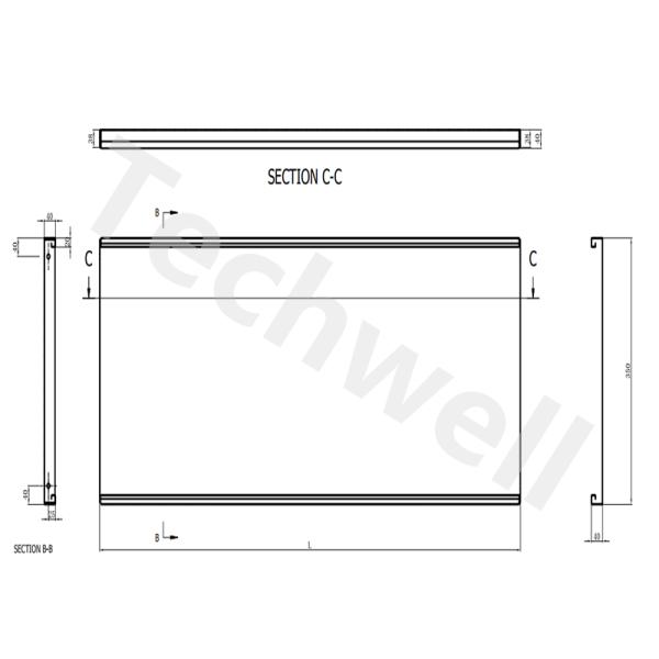 Supermaket Racking Shelf Panel Roll Forming Machine With Hydraulic Cutting Bending
