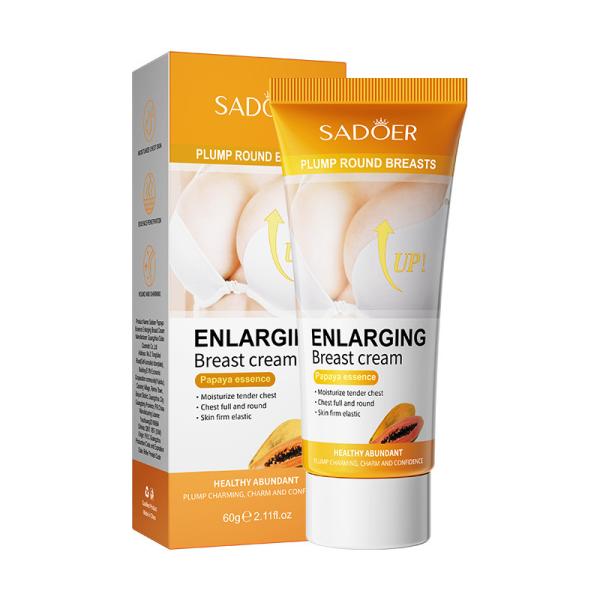 Creme apertado de nutrição da beleza do peito do cuidado do corpo da massagem do creme do realce do peito da papaia