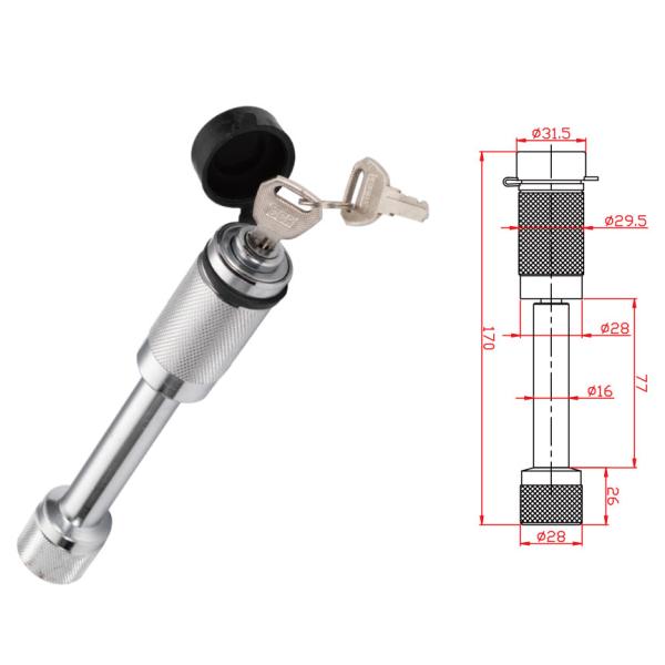 Trailer Locks Hassle-Free Hitch Receiver Lock for Car Trailer Padlock