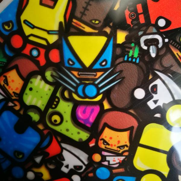 Фильм персонажа из мультфильма 35um черепа INK034 для внутреннего художественного оформления автомобиля