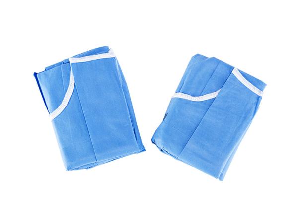 SMMS Disposable Surgical Gown Medical Sterile Blue 35g Class II