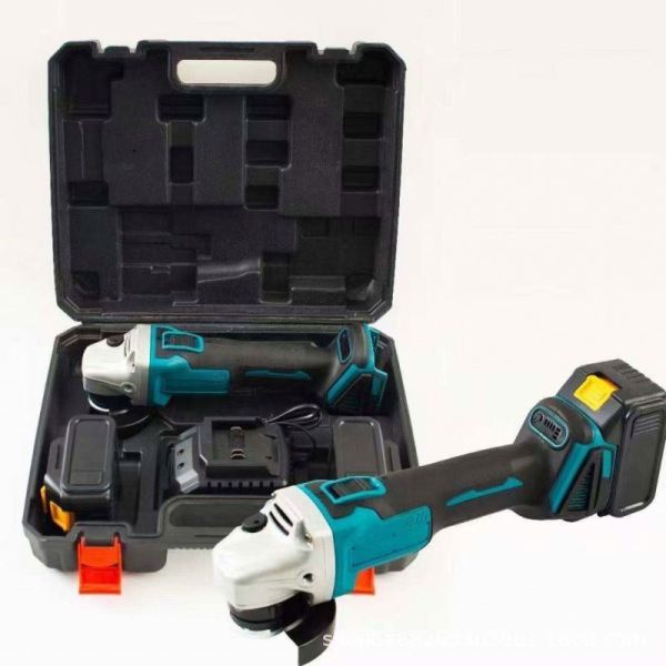 For Professional 21V 125mm Cordless Angle Grinder Electric Grinding Machine 10000RPM Brushless Motor Heavy Duty DIY