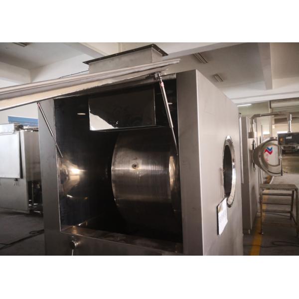 Stainless Steel Pill Pellet Coating Machine High Efficiency 5.5kw Motor Power