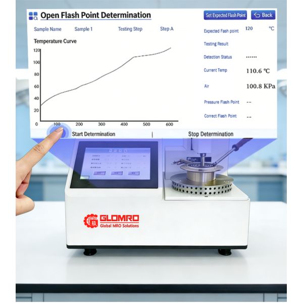 Oil Diesel Flash Point Detector GLO-KS9000 High Precision Automatic Open Cup Flash Point Tester Testing Equipment