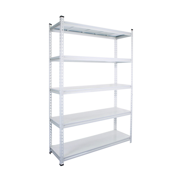Standing Type 5-Layer 800lbs Black Warehouse Boltless Shelves for Organized Living Room