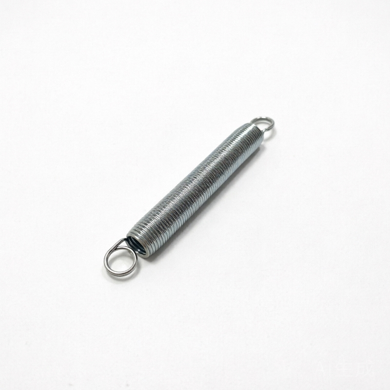 High Carbon Steel Extension Spring Customizable Finish for Industrial Machinery Equipment