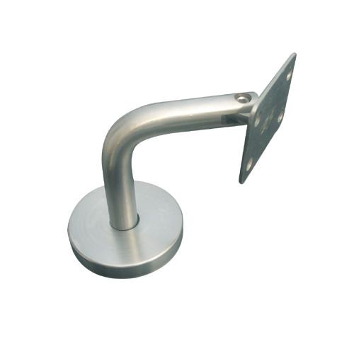 stainless steel Handrail bracket RS304 wall to rail, finishing satin or mirror, size 12x60x60mm