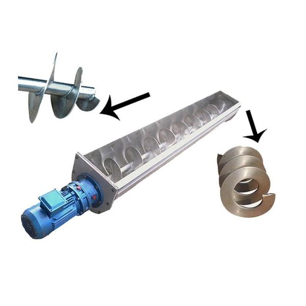 Stainless Steel Heat Resistant Flexible Screw Auger Conveyor with Customized Size for Flake Ice Conveying