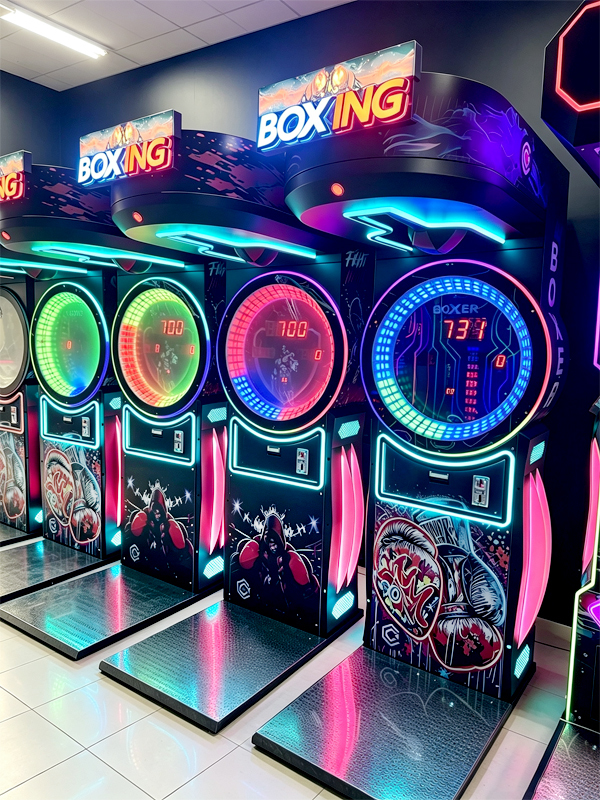 Customized Boxer Hitting Game Machine Sports Electronic Dynamic Arcade Boxing Game Machine Strength Tester Arcade Machine