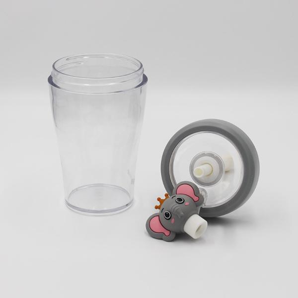 430ml Eco Friendly Water Bottles With Straw BPA Free Drink Container