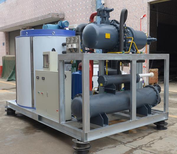 Ice Thickness 1.5-2.2mm 5ton 5000kg Industrial Ice Block Maker Flake Ice Making Machine for Business Commercial Prices