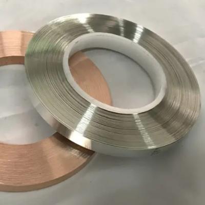 Faixa de cobre revestida de níquel com dois ou quatro lados electroplating para condutividade melhorada em eletrônicos