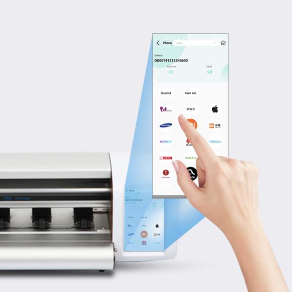 PVC Hydrogel Screen Protector Cutter Machine For Embossed Screen Guard Cutting