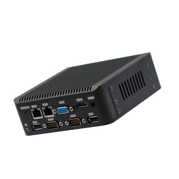 Fanless Intel®Gemini Lake Quad Core J4125 Mini Industrial Pc 2 Gigabyte NIC 6COM Nuc