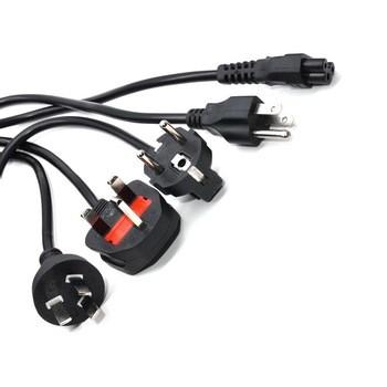 ISO9001 Brazil Electrical Power Cord 220v Computer Power Cable 1meter