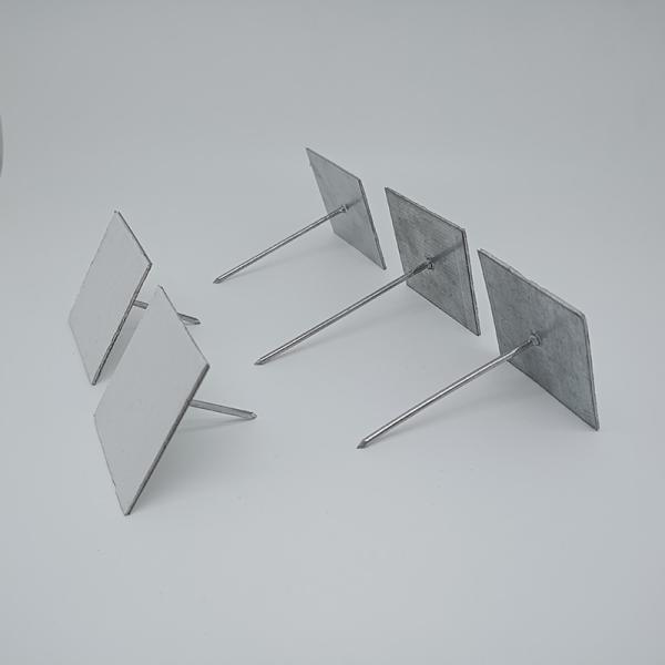 OEM Steel Fasteners Self Adhesive Insulation Spikes Para Pats De Insulation For Glass Wool Insulation Material