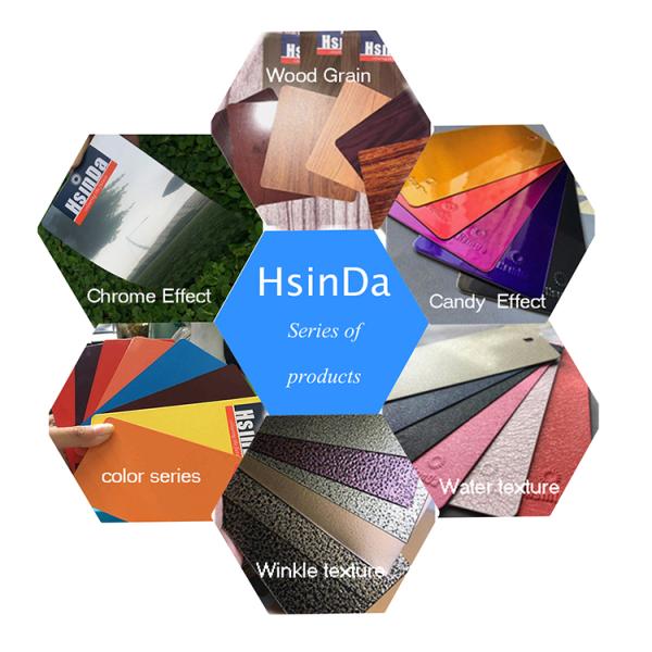 Thermosetting Electrostatic Spraying Solid Epoxy Thermal Dyeing Powder Coating Paint