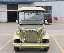 Maximum Speed ≤30Km/h Electric Vintage Golf Cart with Retro Style and Li-ion Battery
