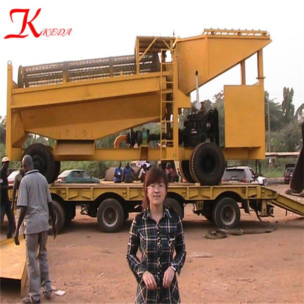 gold mining trommel alluvial gold mining equipment automantic alluvial gold panning machine