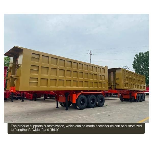 Customer Needs Driven Steel 3-Axle Dump Truck Dump Semi-Trailer with Hydraulic Cylinder